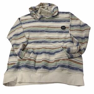 RON JON SURF SHOP HOODIE with Patch
UNISEX SMALL 
Lt.Green- Blue- Tan- Cream